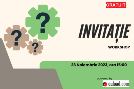 Invitatie la workshop pe tema detasarii, 28 noiembrie	